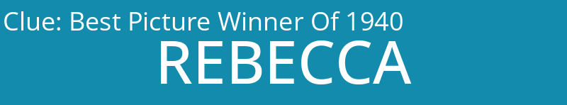 Best Picture Winner Of 1940
