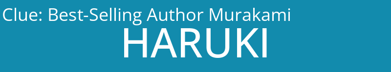 Best-Selling Author Murakami