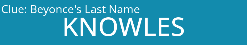 Beyonce's Last Name