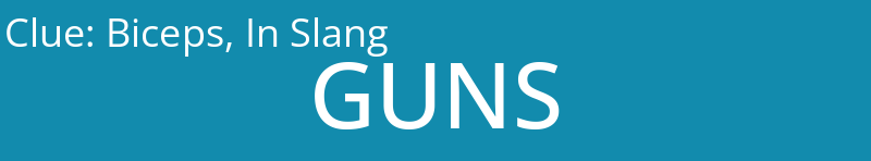 Biceps, In Slang