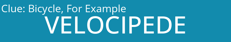 Bicycle, For Example