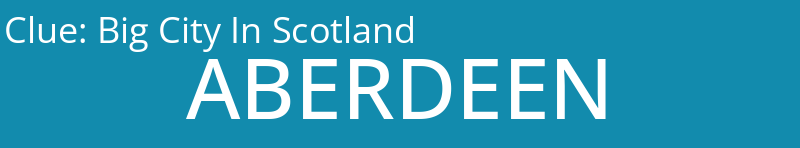 Big City In Scotland