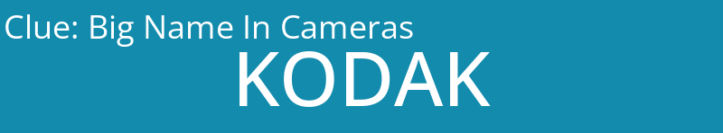 Big Name In Cameras
