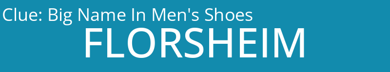 Big Name In Men's Shoes