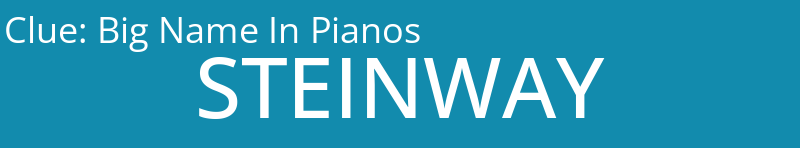 Big Name In Pianos