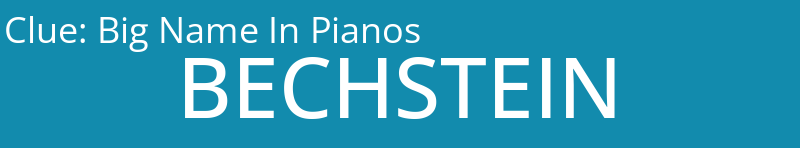 Big Name In Pianos