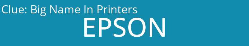 Big Name In Printers