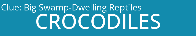 Big Swamp-Dwelling Reptiles