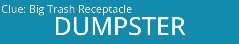 Big Trash Receptacle