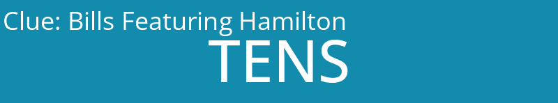 Bills Featuring Hamilton