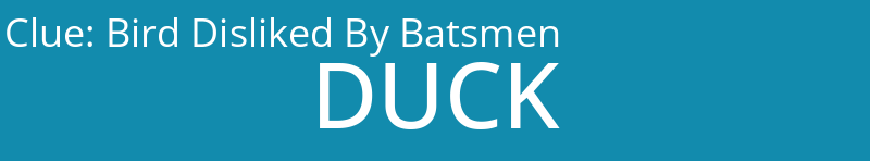 Bird Disliked By Batsmen