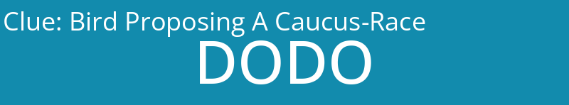 Bird Proposing A Caucus-Race