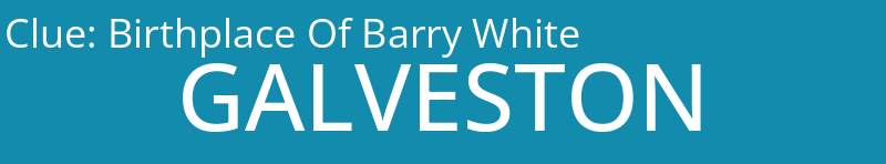Birthplace Of Barry White