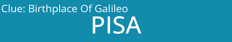 Birthplace Of Galileo