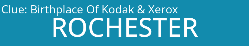 Birthplace Of Kodak & Xerox