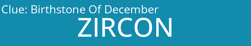 Birthstone Of December