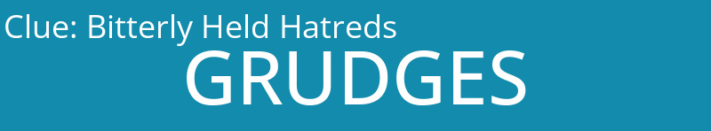 Bitterly Held Hatreds