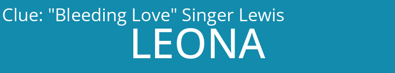 "Bleeding Love" Singer Lewis