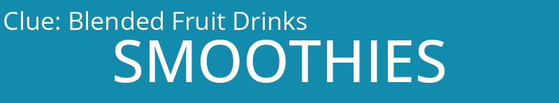 Blended Fruit Drinks