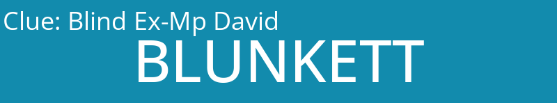 Blind Ex-Mp David
