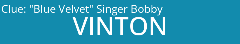 "Blue Velvet" Singer Bobby