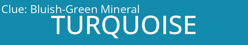 Bluish-Green Mineral
