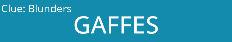 Blunders