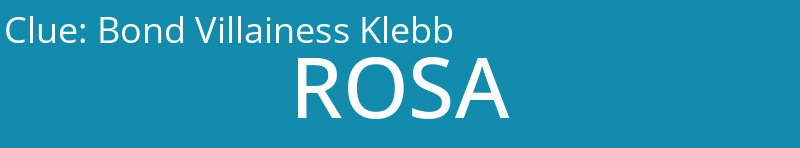 Bond Villainess Klebb
