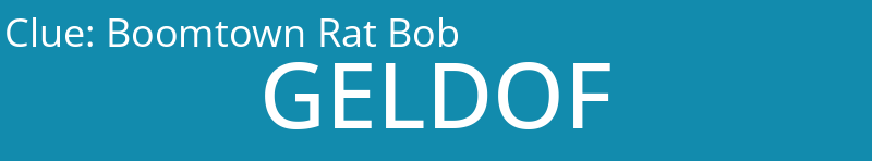 Boomtown Rat Bob