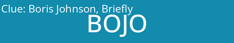 Boris Johnson, Briefly