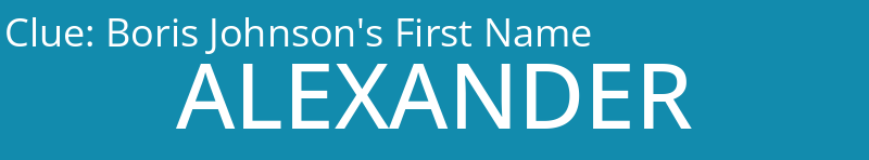 Boris Johnson's First Name