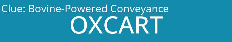 Bovine-Powered Conveyance