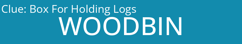 Box For Holding Logs