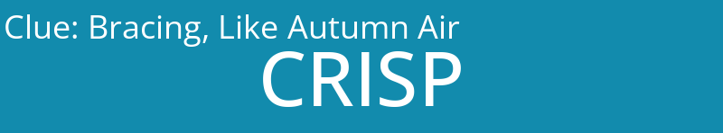 Bracing, Like Autumn Air