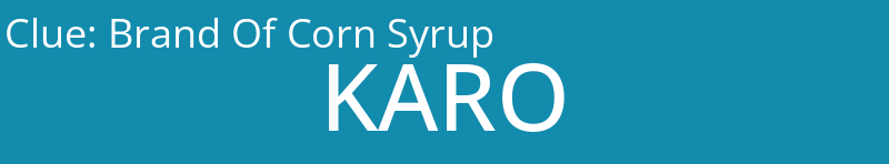 Brand Of Corn Syrup