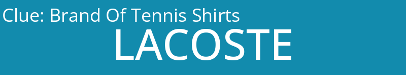 Brand Of Tennis Shirts