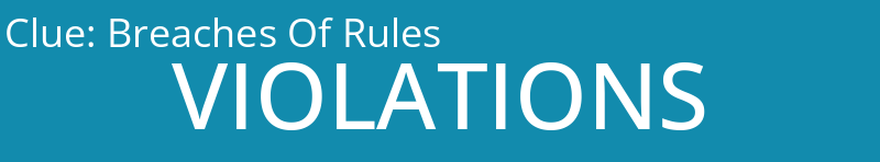 Breaches Of Rules