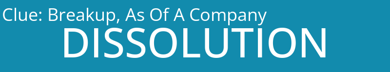 Breakup, As Of A Company