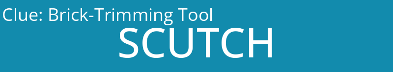 Brick-Trimming Tool