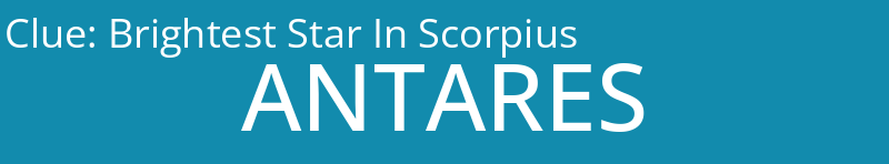 Brightest Star In Scorpius