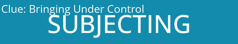 Bringing Under Control