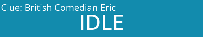 British Comedian Eric