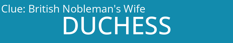 British Nobleman's Wife