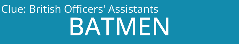 British Officers' Assistants