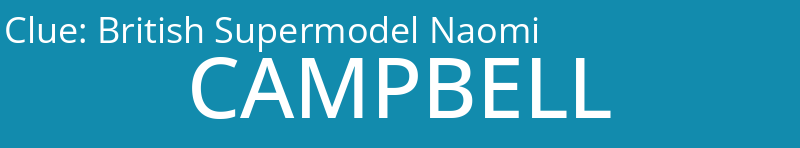 British Supermodel Naomi