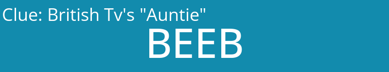 British Tv's "Auntie"