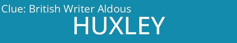 British Writer Aldous