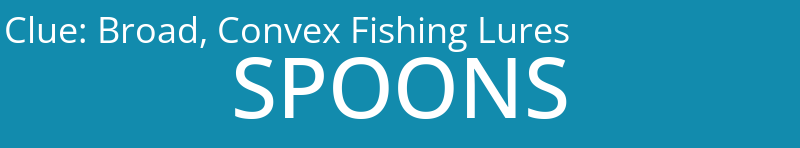 Broad, Convex Fishing Lures