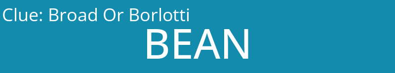 Broad Or Borlotti
