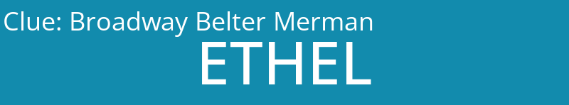 Broadway Belter Merman